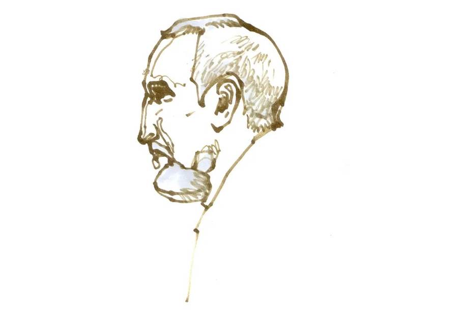 Estudo de sketchbook: músicos desenhados a lápis sobre papel tonalizado.